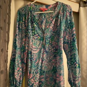 Lilly Pulitzer Elsa Silk top